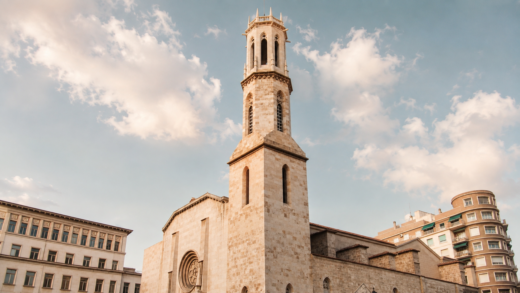 Torre histórica en la zona de Simplework Valencia